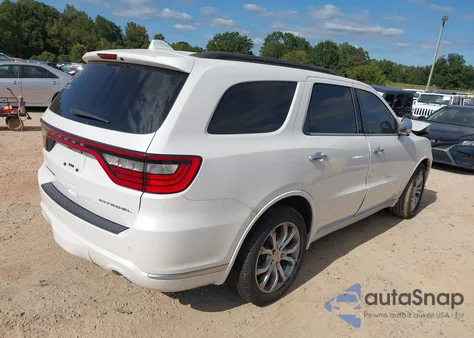 2017 Dodge Durango Citadel Anodized Platinum Rwd from USA, damaged, VIN 1C4RDHEG1HC680727
